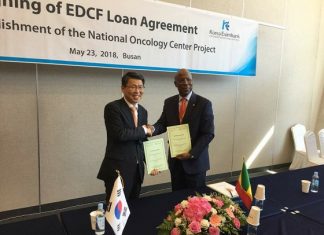 BONNES NOUVELLES POUR LE FINANCEMENT DU PSE EN COREE : Signature de l’accord de financement du projet de construction et d’équipement du centre national d’oncologie