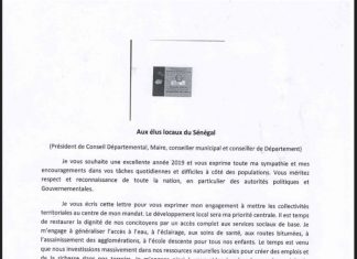 présidentielle 2019-Economie: Idrissa Seck promet un programme spécial d’investissement dénommé « une commune un milliard