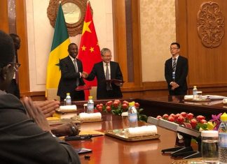 La Chine accorde un don de 25 milliards FCFA au Sénégal