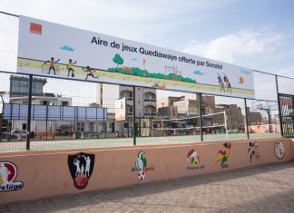 Après Keur Gorgui, Sonatel dote Guédiawaye d’une aire de jeu multifonctionnelle et participe à l’épanouissement des populations
