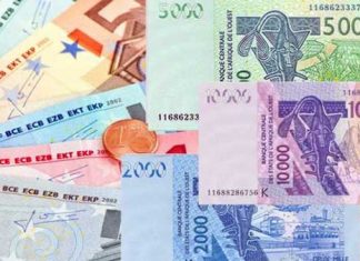TAUX DE CHANGE : Le franc CFA enregistre une régression de 3,2% en juillet 2022
