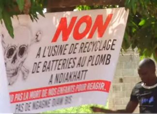 USINE DE RECYCLAGE DE BATTERIES A PLOMB JUGEE TOXIQUE : Les populations de Ndiakhatt obtiennent la fermeture avec l’appui du CRADESC