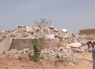 TRACE DE LA DEUXIEME PHASE DU TRAIN EXPRESS REGIONAL A SEBIKOTANE : 160 maisons démolies, 1388 personnes impactées et pas toujours d’indemnisations !