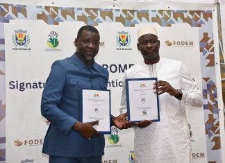 Pour promouvoir l’Économie sociale et solidaire (ESS) au niveau local : Une convention de partenariat signée entre le Ministère de la Microfinance et de l’Économie sociale et solidaire (MMESS) et la Ville de Dakar
