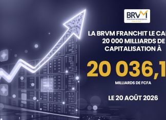 CAPITALISATION DU MARCHÉ DES ACTIONS DE LA BRVM : Le seuil des 20 000 milliards de F CFA franchi